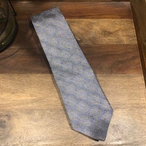 Gray, Silver & Gold Pattern Tie from Designer Ruth Graves